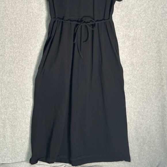 Bobbie Brooks Vintage Sz S Short Sleeve Embroidered Sandals Midi Dress Flip Flop - Picture 13 of 14